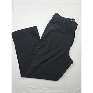 IZOD Golf Mens Pants Black Flat Front Straight Leg Chino 36x30